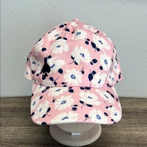 Kate Spade ♠️ | Pink Springtime Floral Baseball Hat